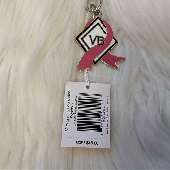 Vera Bradley Keychains - New x2 - Twice as Nice - Picture 4 of 13